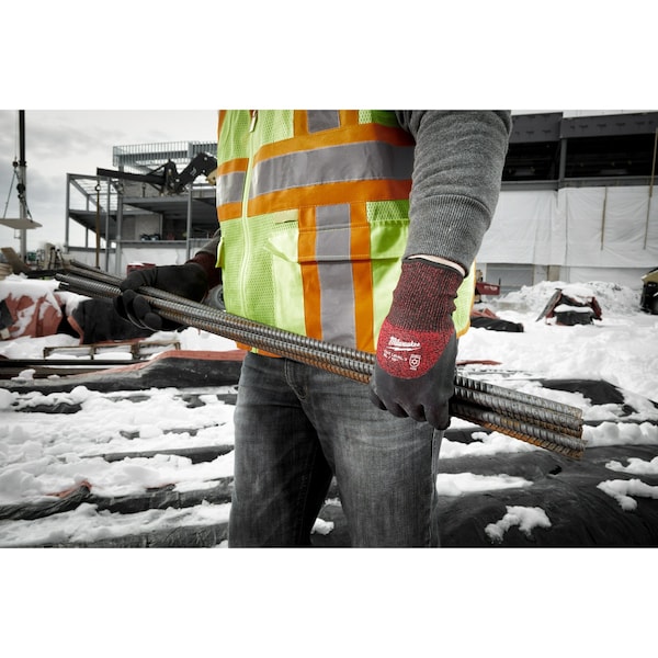 Guantes aislantes resistentes al corte de Milwaukee Tool, Nivel de corte A3, calibre 15 - 48-22-8920B.