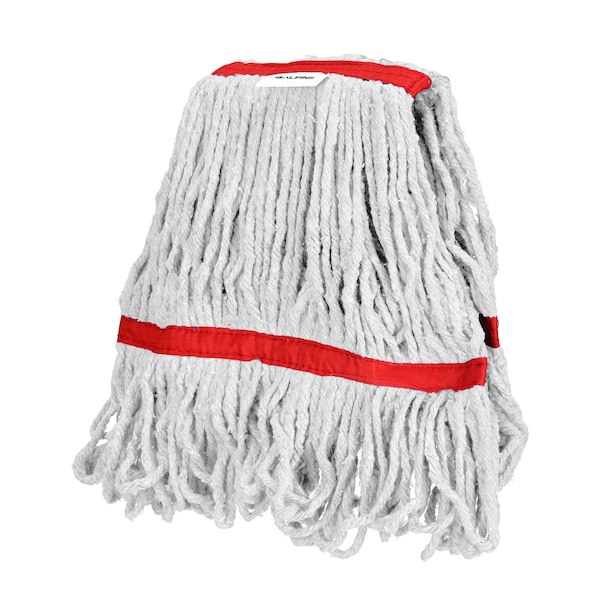 Cabeza y Cola de Banda de 1 pulgada de 16oz para Trapeador de Algodón Rojo de Alpine Industries - ALP301-01-1R