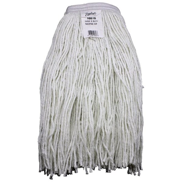 Cabeza de trapeador húmedo Chickasaw Zephyr ZRay 10624, capacidad de 24 oz, 114 pulgadas de banda para la cabeza, rayón - 10624L