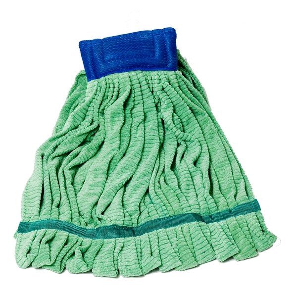 Trapo de mopa de tubo Monarch, verde, microfibra, M600021G - M600021G