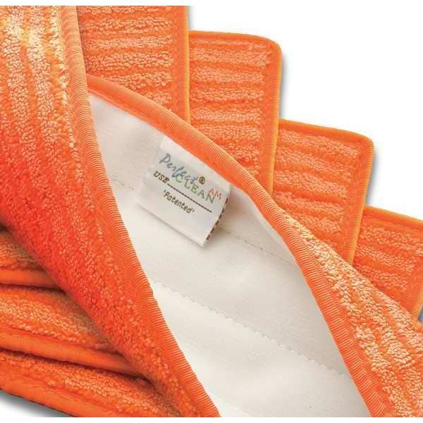 
Trapo Plano de Limpieza Perfecta, Extremo con Bucle, Naranja, Microfibra, PK5, FM512AM-O - FM512AM-O