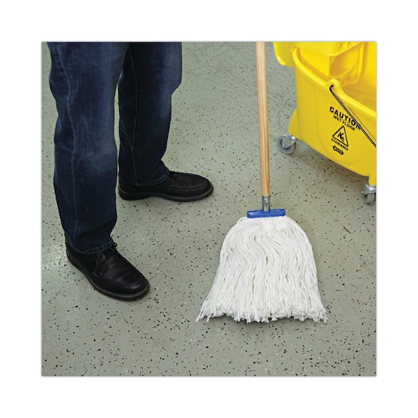 Trapo de Piso Cut-End Wet Mop, Blanco, Rayon, PK12, BWK716RCT - BWK716RCT
