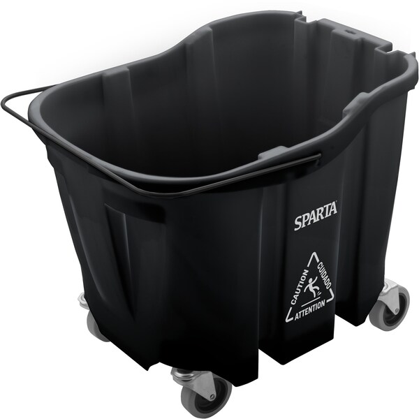 Cubeta para trapeador Carlisle Foodservice, 35qt, negro - 7690403