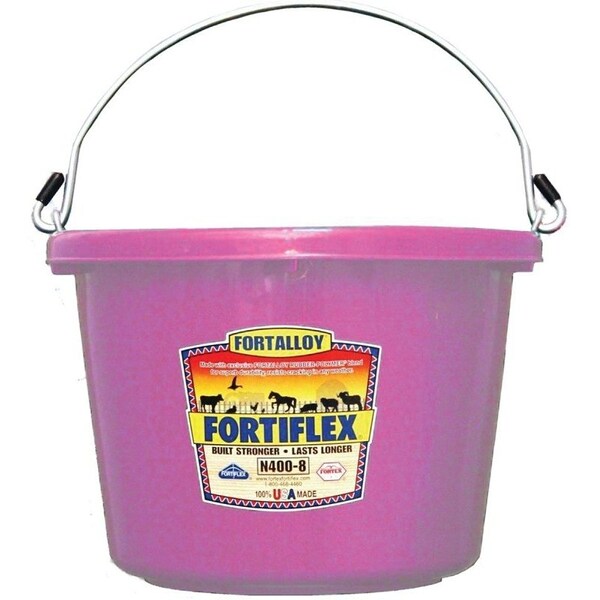 Cubeta de utilidad Fortex Fortiflex 1304812, rosa - N400-8 ROSA