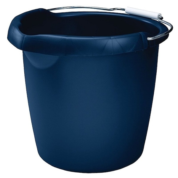 Cubo utilitario Rubbermaid Roughneck, capacidad de 15 qt, plástico, azul rey - FG296900ROYBL