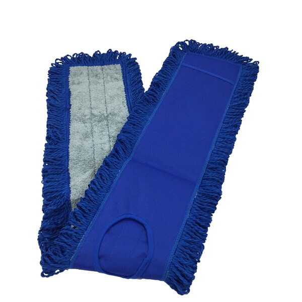 Trapos para el Polvo con Flecos Monarch con Respaldo de Lona - 48" (Paquete de 24), 24PK - M850048