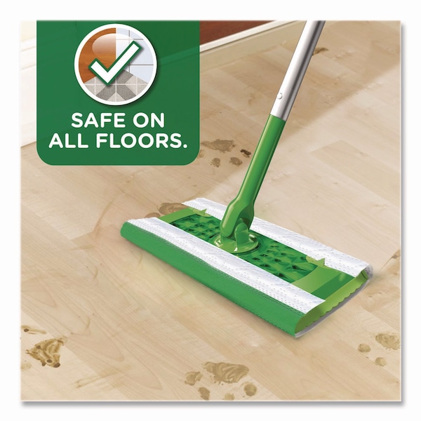 Trapo para trapeador húmedo Swiffer Sweeper TRAP + LOCK, 8 x 10, blanco, aroma a lavanda, paquete de 24 - 15846