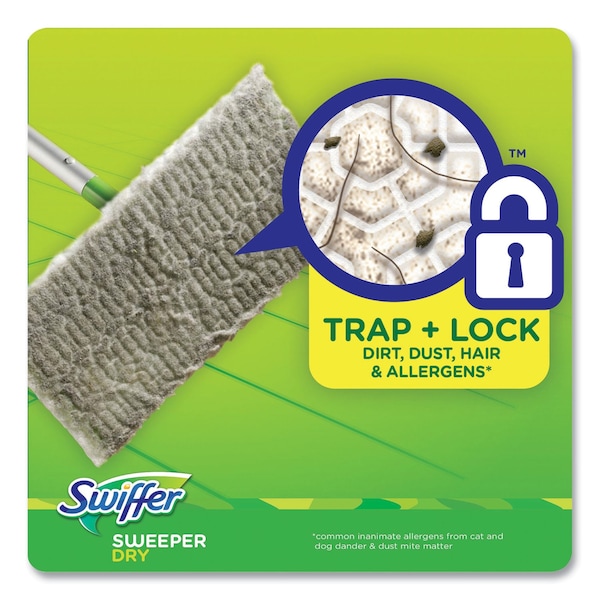 Paños de recambio Swiffer Dry, 1 capa, 10.63 pulgadas x 8 pulgadas, Lavanda y Vainilla, Blanco, paquete de 52 - 99039