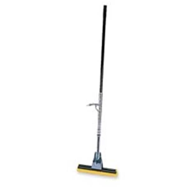 Mopa de esponja de acero para trapear de 12 pulgadas Eat-In, Negro y Amarillo - EA2488782