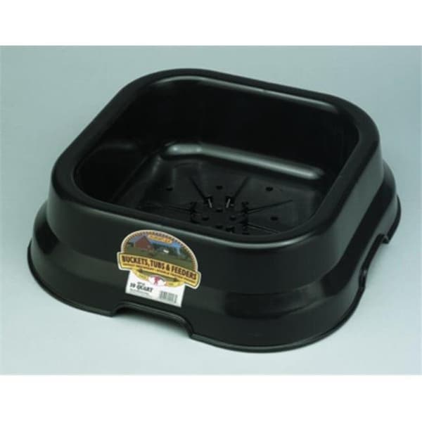 Miller Mfg Miller Manufacturing 405000100 MP10 10 qt. Mineral Block Pan; Negro - 405000100