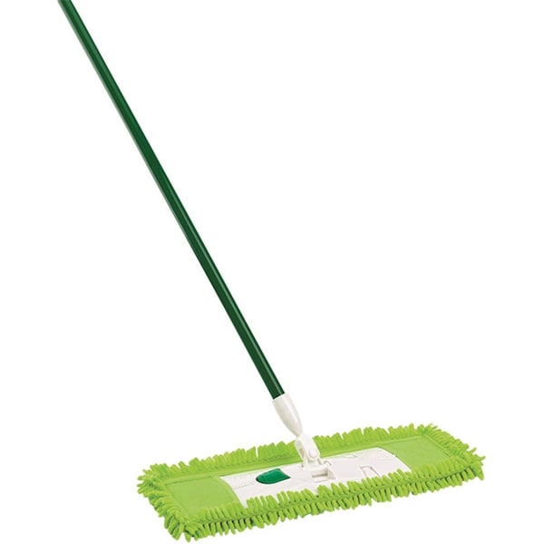Paño trapeador húmedo y seco giratorio de 18.75 pulgadas en verde y blanco, paquete de 6 - SW3305265