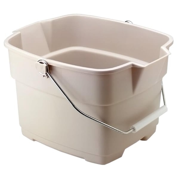 Cubeta Roughneck de 15 cuartos color bisquit de Propation, 6 piezas - PR338117