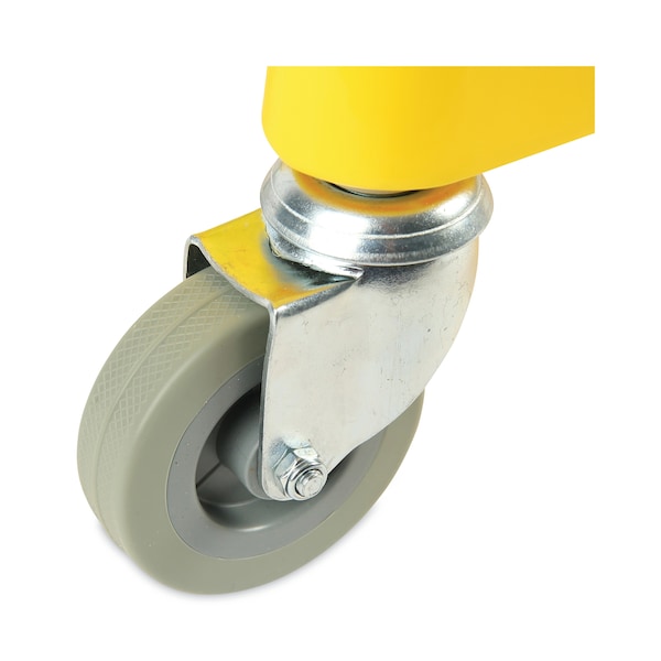Cubeta y escurridor para trapeador Boardwalk de 35 qt, amarillo/plata, plástico/metal - 3485205