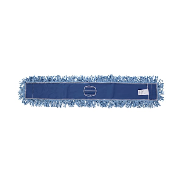 Cabeza de trapeador para polvo Boardwalk, Mezcla de Algodón/Sintético, 48" x 5", Azul - BWK1148