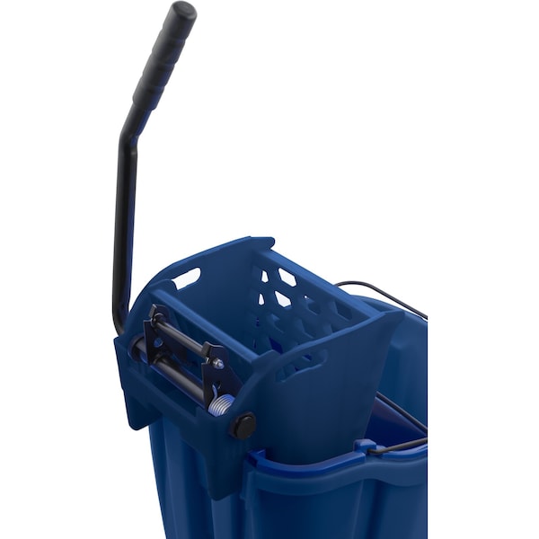 Combo Cubeta y Escurridor para Trapeador Carlisle Foodservice, 35qt, con Prensa Lateral - 9690414