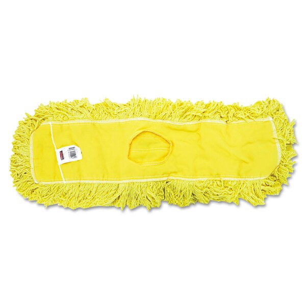 Mopa para polvo Rubbermaid Commercial Looped-End, Amarilla, Mezcla de Hilos, FGJ15300YL00 - FGJ15300YL00