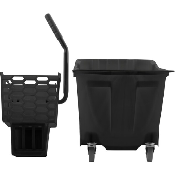 Combo de cubeta exprimidor de trapeador Carlisle Foodservice Down Press, 35qt - 8690403