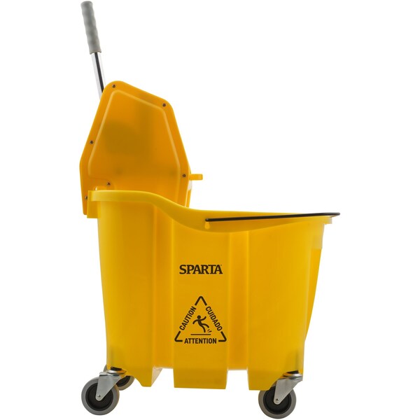 Combo Cubeta y Exprimidor de Trapeador Carlisle Foodservice Down Press, 35 qt - 4690404