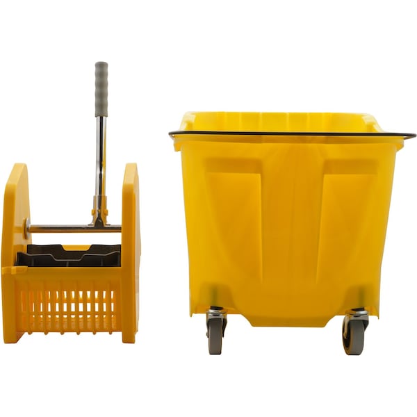 Combo Cubeta y Exprimidor de Trapeador Carlisle Foodservice Down Press, 35 qt - 4690404