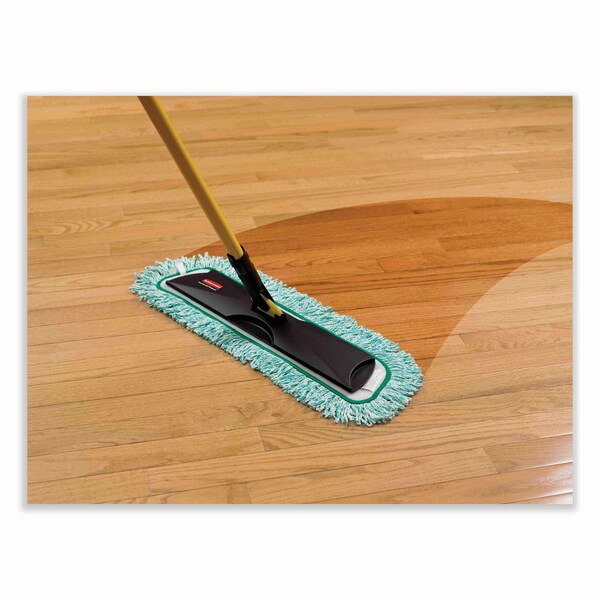 Trapo para polvo de corte final Rubbermaid Commercial, verde, microfibra, FGQ46000GR00 - FGQ46000GR00