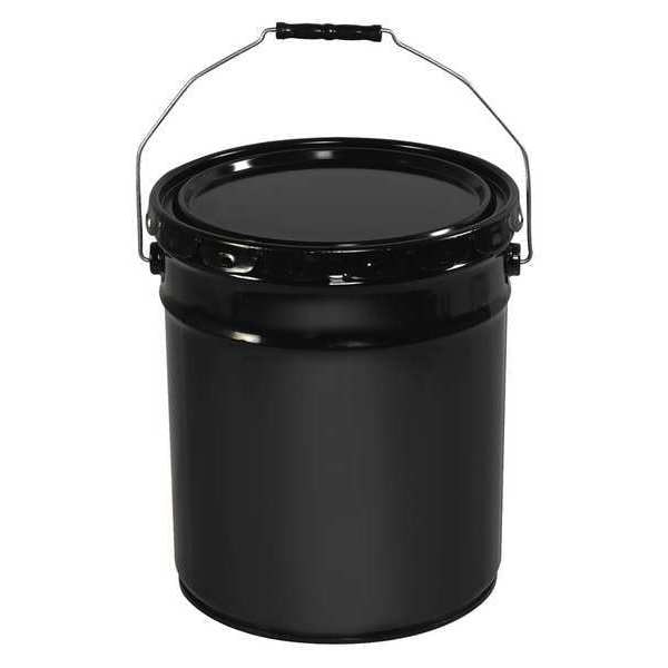 Cubeta de 5 galones Partners Brand, Negra, Metal - HAZ1078