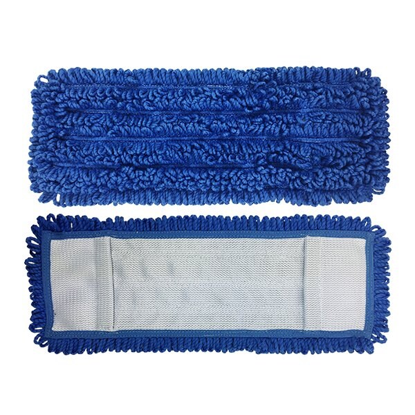 Trapo de bolsillo lateral con respaldo de malla Monarch Brands, azul 0, 120PK - M880018B-MB-CS