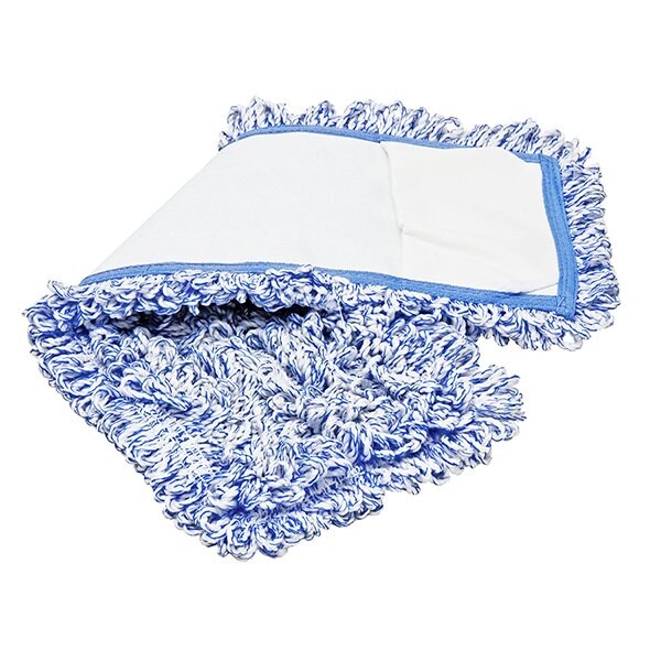 Trapo de bolsillo lateral Monarch Brands 18 pulgadas - Azul 0, 120PK - M880018B-PM-CS