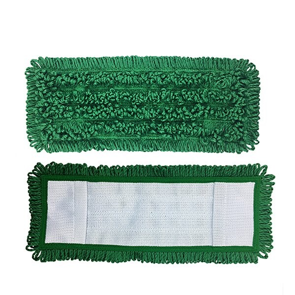 Trapo de bolsillo lateral con respaldo de malla de Monarch Brands - Verde 0, 120PK - M880018G-MB-CS