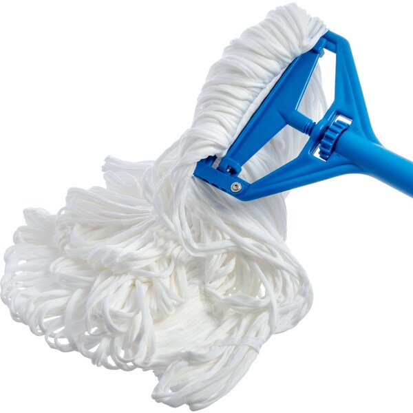 Cabezal de trapeador mediano de banda estrecha Carlisle Foodservice, blanco, paquete de 12 - 36932000