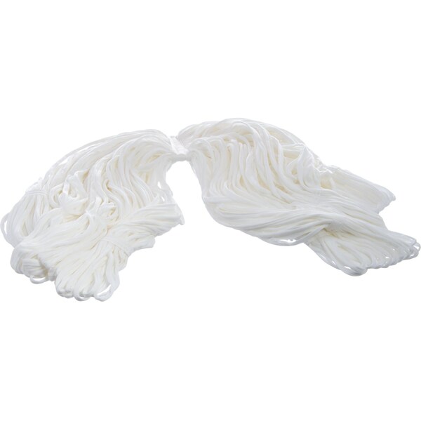Cabezal de trapeador mediano de banda estrecha Carlisle Foodservice, blanco, paquete de 12 - 36932000