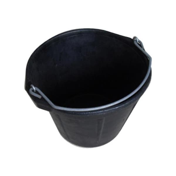 Master Rancher Master Rancher MR10QR-BUCK-BLK Cubeta de hule de 10 cuartos - 175932