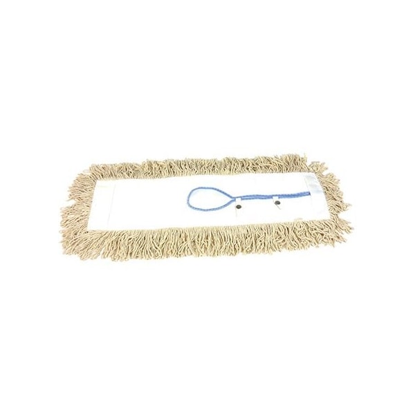 Trapo de Polvo de Algodón Estándar Loop-End de Brush Man, 5” X 24”, 12PK - DM-CL-5X24