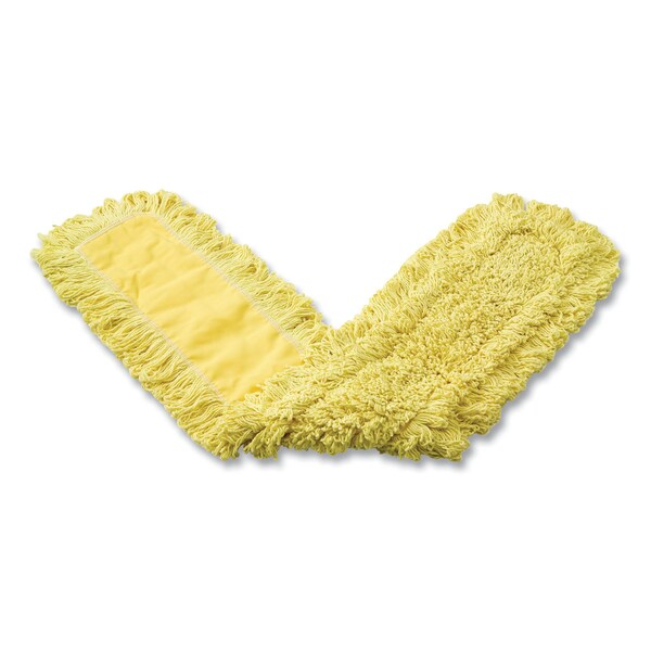Trapo para polvo con bucle en el extremo Rubbermaid Commercial, amarillo, de hilos mezclados, FGJ15700YL00 - FGJ15700YL00