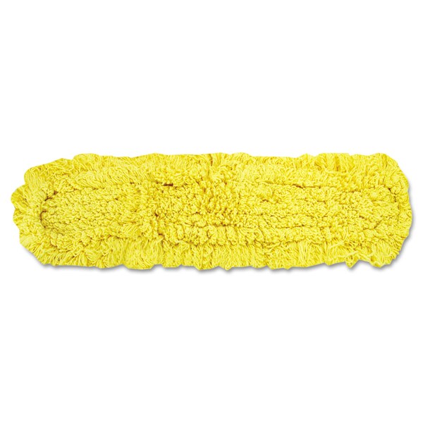 Trapo para polvo con bucle en el extremo Rubbermaid Commercial, amarillo, de hilos mezclados, FGJ15700YL00 - FGJ15700YL00
