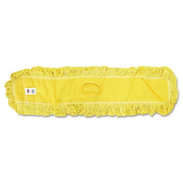 Trapo para polvo con bucle en el extremo Rubbermaid Commercial, amarillo, de hilos mezclados, FGJ15700YL00 - FGJ15700YL00