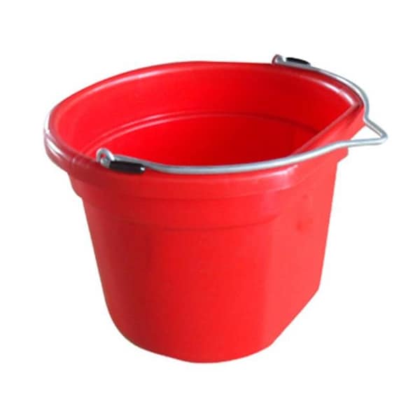 Cubeta plana roja de 8 cuartos Master Rancher MR8QP-FSB-RED - 175945