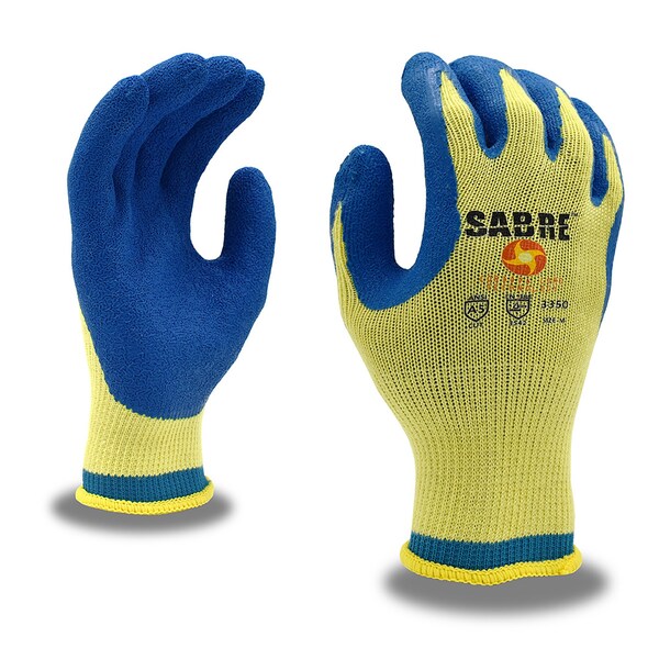 Guantes de corte A5 con palma de látex Cordova CCT, Sabre, M, 12 unidades - 3350M.