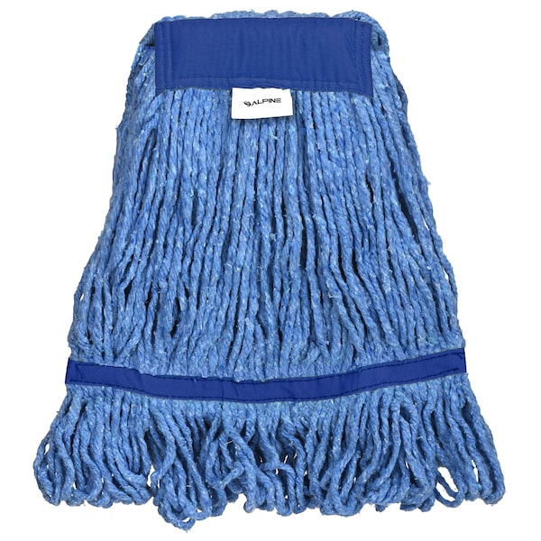Cabeza y Cola de Trapos azules Alpine Industries de 5 pulgadas con acabado de bucle de algodón de 32 onzas, Azul - ALP302-03-5B