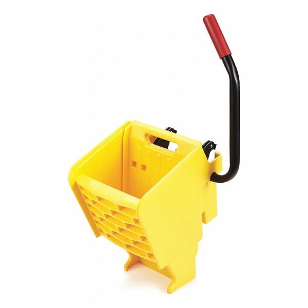 Esprimidor de trapeador Rubbermaid Commercial WaveBrake Side Press de 10 a 32 oz, amarillo, de plástico - 2064915