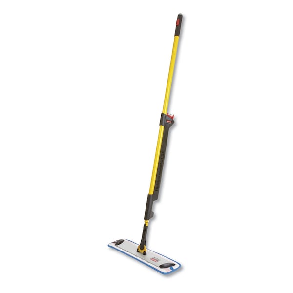 Trapeador Rubbermaid Commercial Pulse de 52 pulgadas L, amarillo, de microfibra - 1835528