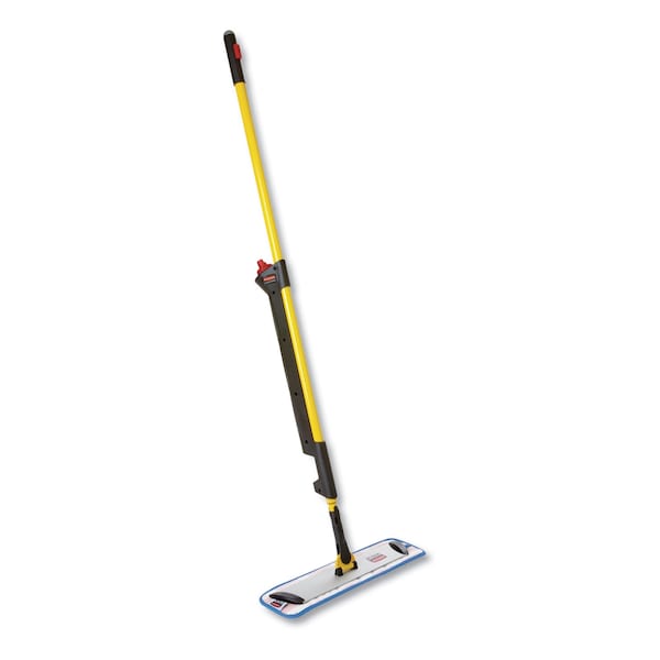 Trapeador Rubbermaid Commercial Pulse de 52 pulgadas L, amarillo, de microfibra - 1835528
