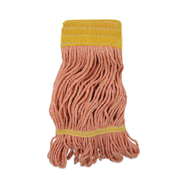 Mopa húmeda de bucle 5 en Unisan, naranja, algodón/sintético, paquete de 12, UNS 501OR - UNS 501OR