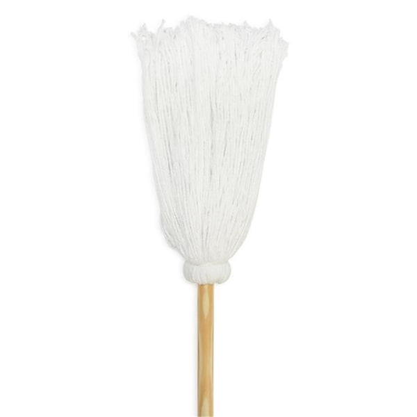 Fabricación de trapeador Carolina Mop 8064-M 16 oz Duty Rayon 4-Ply Deck Mop con mango de metal - 8064-M de Carolina Mop Manufacturing