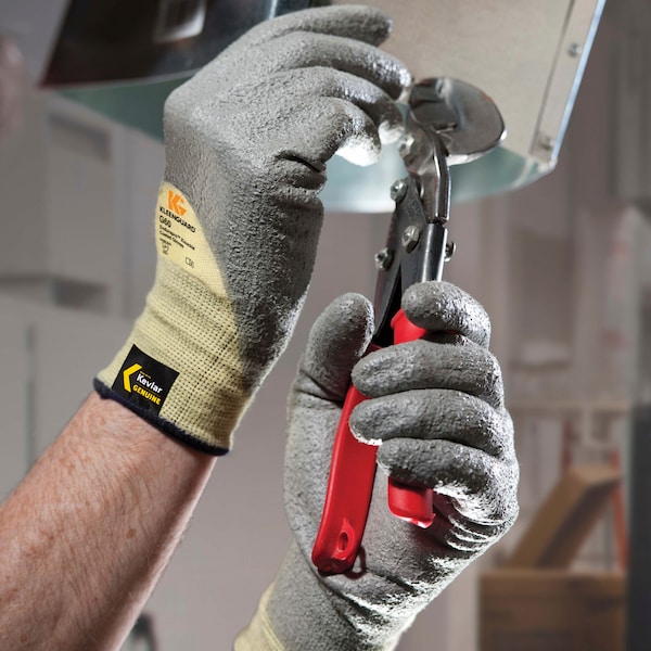 Guantes recubiertos resistentes a cortes Kleenguard, Nivel de corte 2, 15 ga, Amarillo, S (7) - 38642