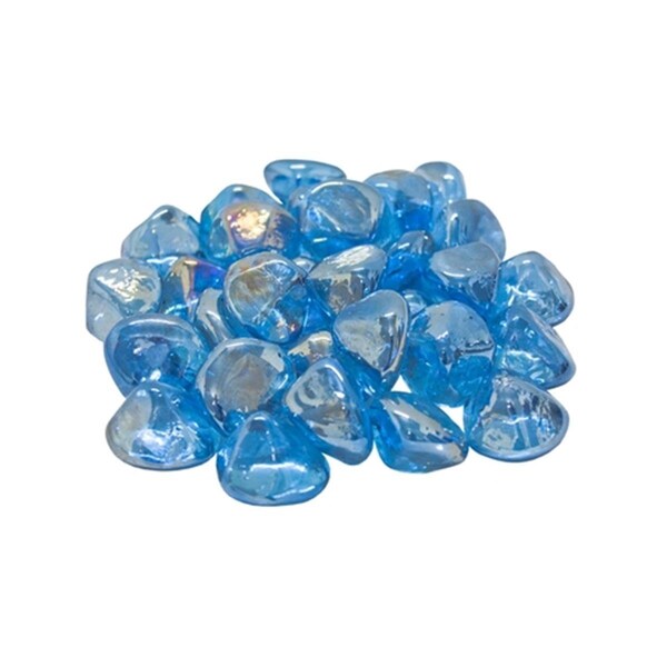 Fácil de organizar Real Fyre 40 lbs Cubo de Nueces de Diamante - Azul Acero - EA3375965