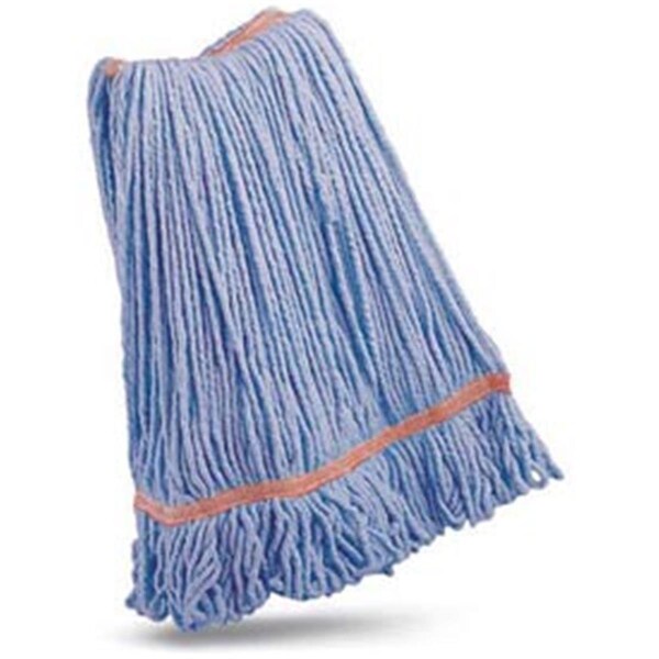 Cabeza de trapeador húmedo Swivel Comercial de 24 oz - Azul - SW2972006