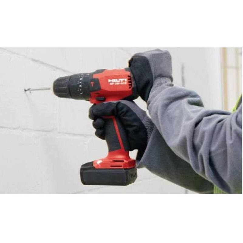 Hilti Taladro-destornillador inalámbrico sin escobillas de 12 voltios de iones de litio con mandril sin llave de 3/8 pulgadas SF 2H-A (Herramienta solamente) - 2200162.