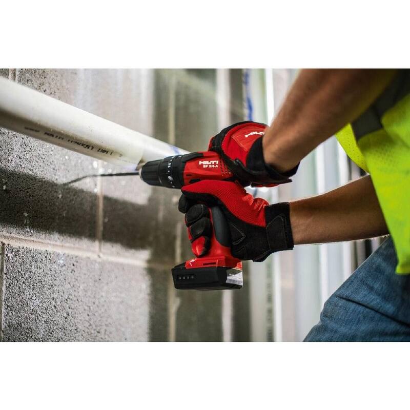 Hilti Taladro-destornillador inalámbrico sin escobillas de 12 voltios de iones de litio con mandril sin llave de 3/8 pulgadas SF 2H-A (Herramienta solamente) - 2200162.