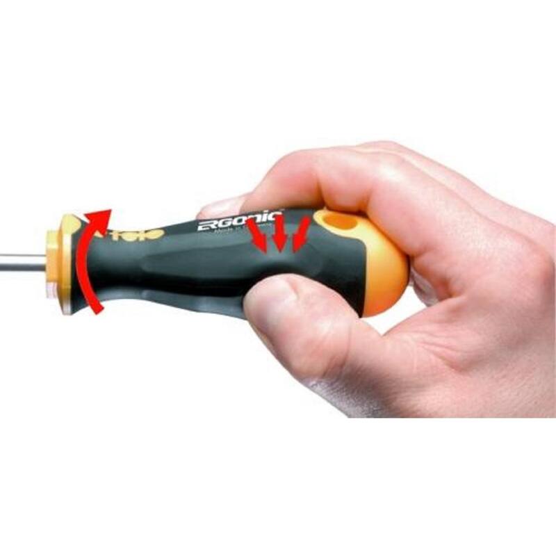 Juego de herramientas múltiples Felo R-GO de trinquete Ergonic de 1/4 de pulgada con puntas en milímetros y pulgadas (27 piezas) - 057 827 06.