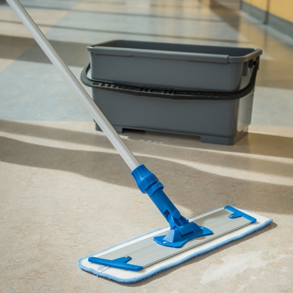 Trapo húmedo de microfibra Azul Carlisle Foodservice, paquete de 12, 363321814 - 363321814